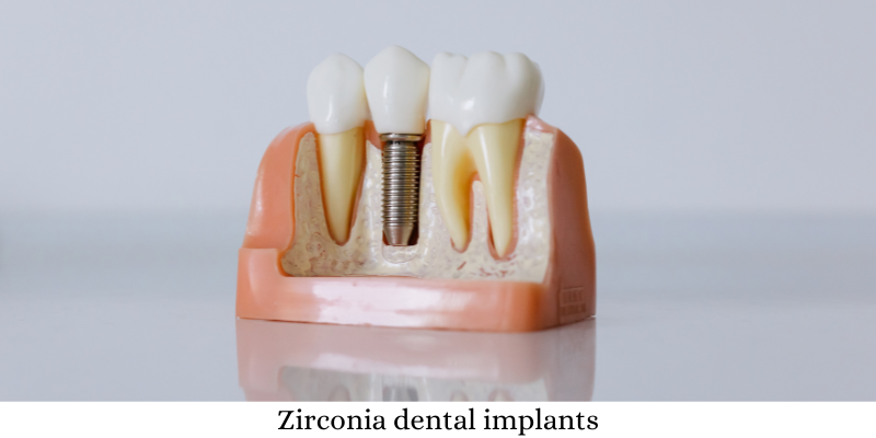 Zirconia dental implants